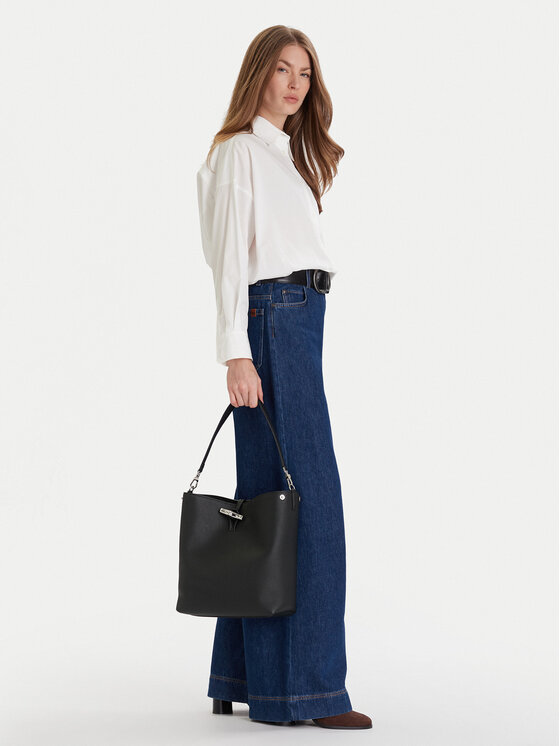 Longchamp Longchamp Kabelka 10281HFP Černá