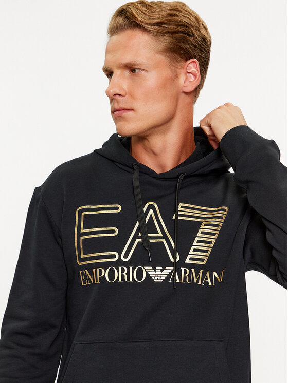 EA7 Emporio Armani EA7 Emporio Armani Pulóver 6RPM09 PJSHZ 0208 Fekete Regular Fit