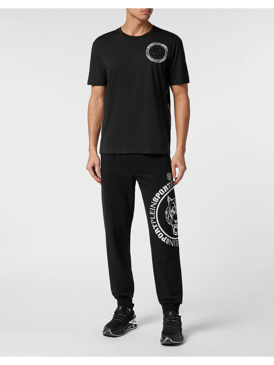 Plein Sport Plein Sport T-Shirt 14195 Czarny Regular Fit