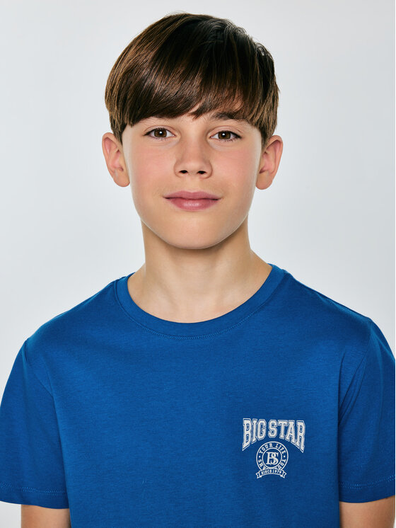 BIG STAR BIG STAR T-Shirt RAFER Niebieski Basic Fit