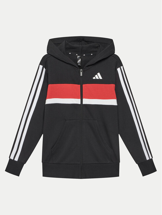 adidas adidas Dres Seasonal Essentials Tiberio 3-Stripes JI6036 Czarny Regular Fit