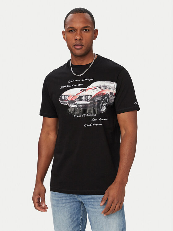 Guess Tricou M6YI45 K4231 Negru Regular Fit