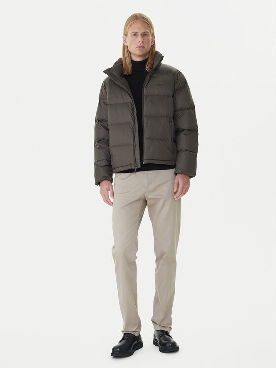Calvin Klein Calvin Klein Pehelykabát LV04LD529G Barna Regular Fit