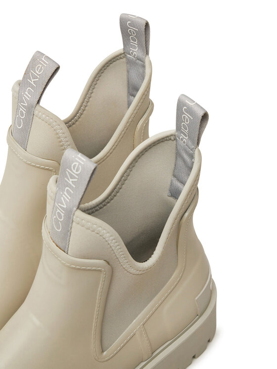 Calvin Klein Jeans Calvin Klein Jeans Gumijasti škornji Mid Rainboot Chelsea YW0YW01034 Siva
