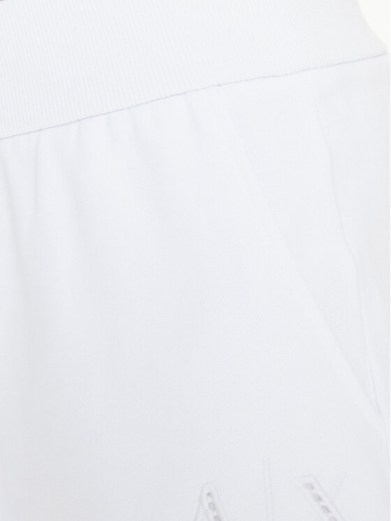 Armani Exchange Armani Exchange Športne kratke hlače 3DYS71 YJFDZ 1000 Bela Regular Fit