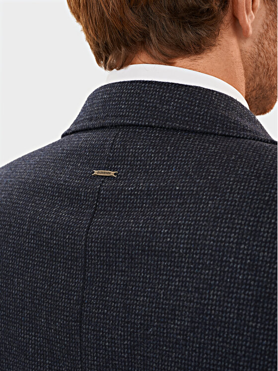 Evenemen Evenemen Płaszcz zimowy Capo Granatowy Slim Fit
