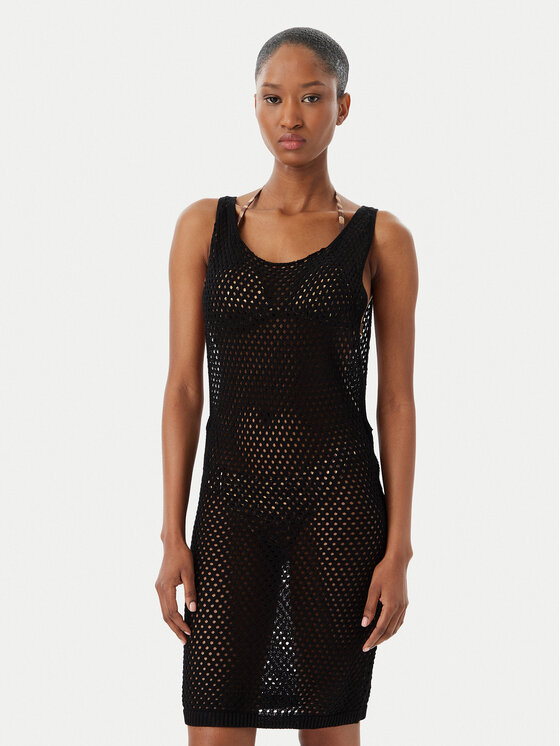Guess Guess Haljina za plažu E6GK09 Z5632 Crna Regular Fit