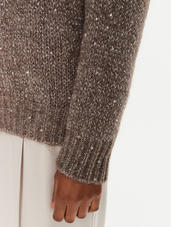 Marella Marella Sweter Sapri 2423366155 Beżowy Regular Fit
