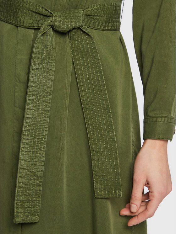 Pepe Jeans Pepe Jeans Сукня-сорочка Lidia PL953139 Зелений Relaxed Fit