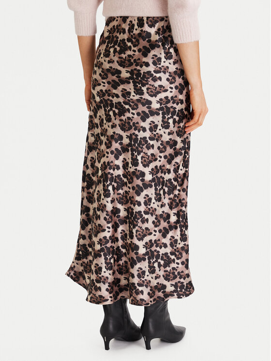 Morgan Morgan Φούστα maxi 252-JLEOL.F Καφέ Slim Fit