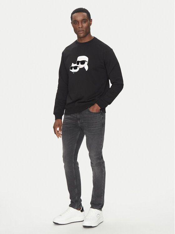 KARL LAGERFELD KARL LAGERFELD Світшот 705063 552941 Чорний Regular Fit