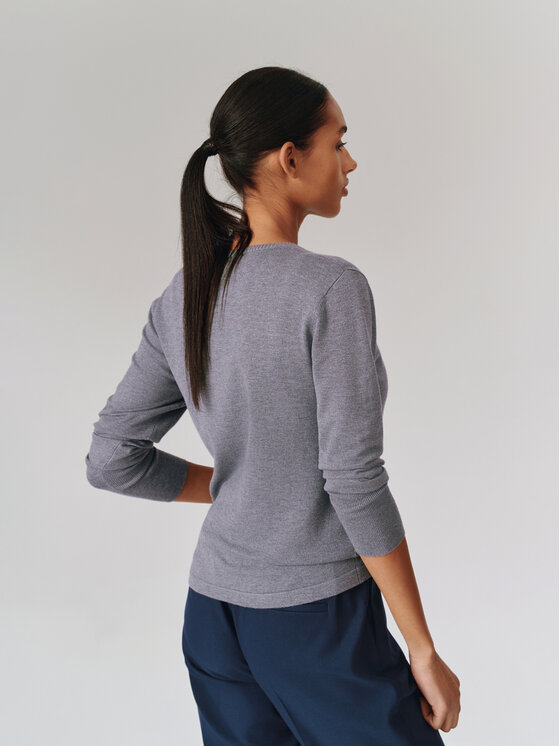 TATUUM TATUUM Sweter SKIMI Szary Classic Fit