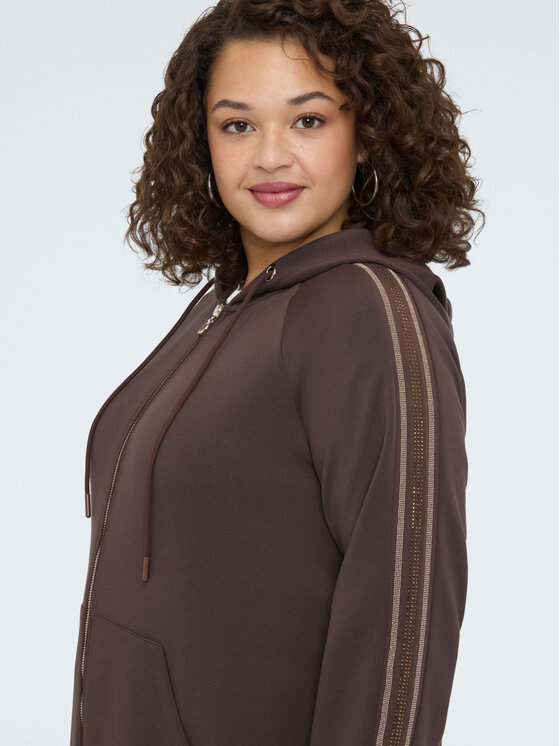 Fiorella Rubino Fiorella Rubino Felpa G837L008912N022 Marrone A-Line Fit