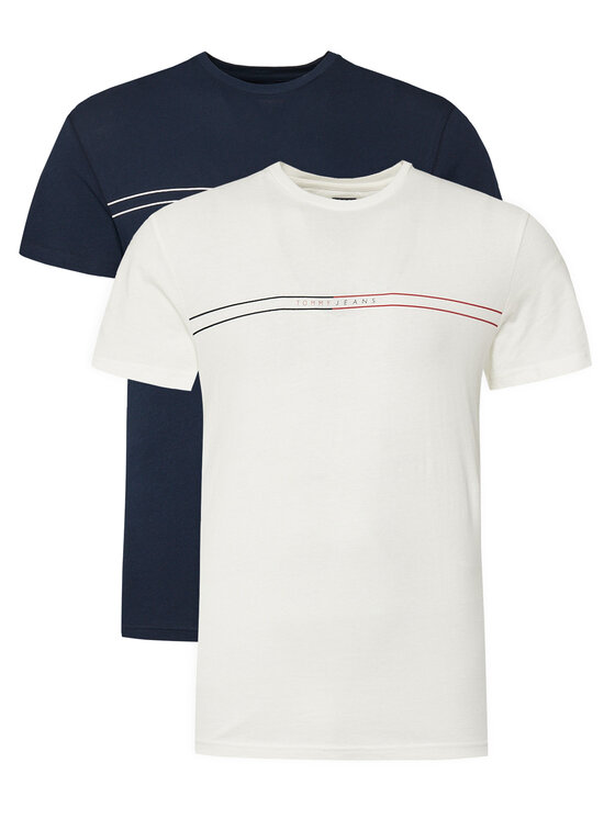 Tommy Jeans Tommy Jeans Набір з 2 футболок Entry Graphic DM0DM21902 Кольоровий Slim Fit