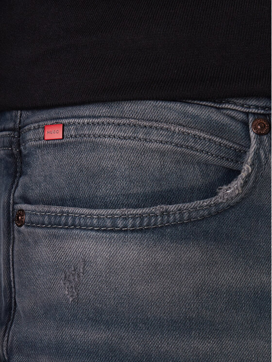 HUGO HUGO Džinsi 50555167 Zils Regular Fit