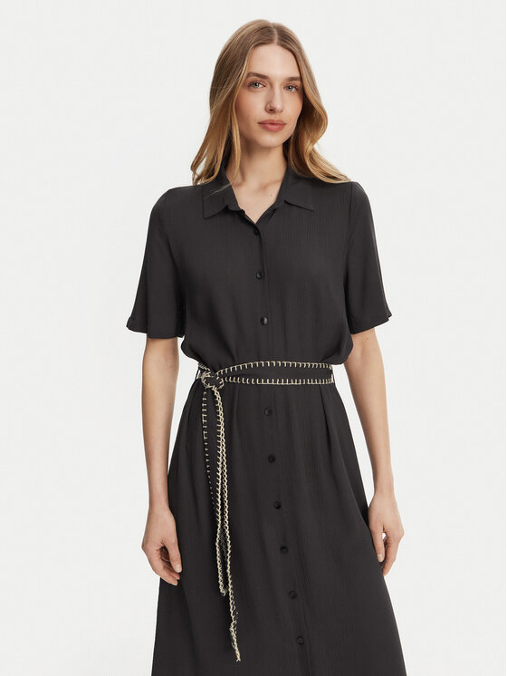 Roxy Roxy Marškinių tipo suknelė ERJWD03884 Pilka Regular Fit