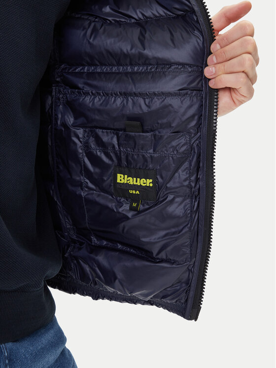 Blauer Blauer Пухено яке 25WBLUC03090 Тъмносин Regular Fit