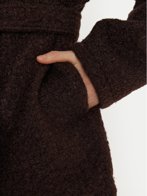 Gina Tricot Gina Tricot Зимно палто 24039 Кафяв Oversize