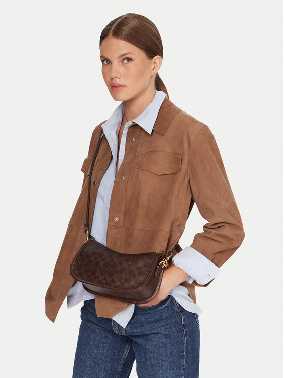Coach Coach Дамска чанта Waverly CCC38 Кафяв