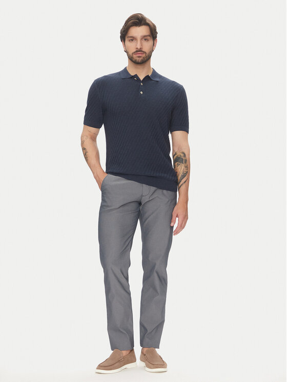 Pierre Cardin Pierre Cardin Поло C5 51314.5094 Cиній Slim Fit