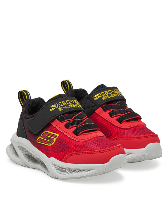 Skechers Skechers Sneakersy S-Lights Meteor-Lights - Krendox 401495N/RDBK Czerwony