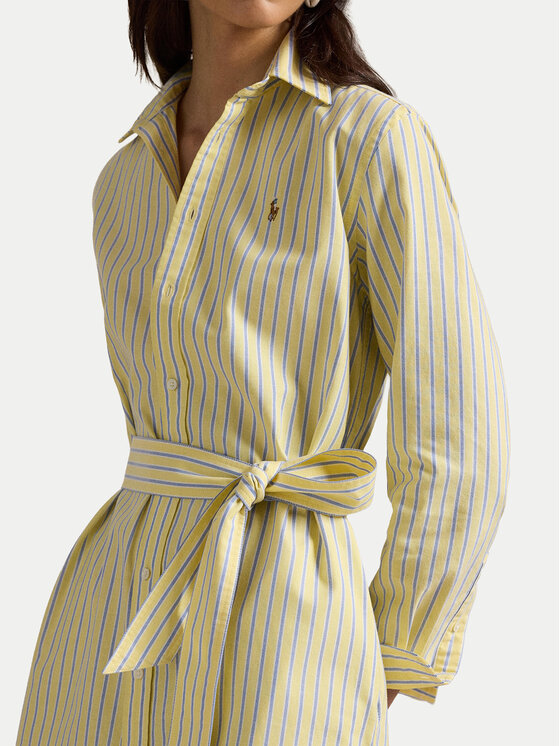 Polo Ralph Lauren Polo Ralph Lauren Marškinių tipo suknelė 211959901501 Geltona Regular Fit