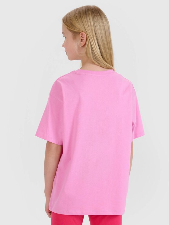 4F 4F T-shirt 4FJRSS25TTSHF2821-54S Rosa Oversize