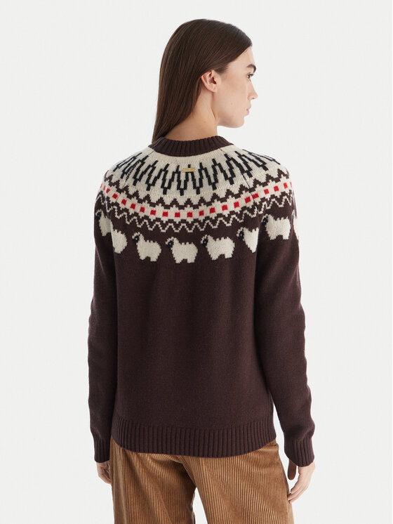Hunter Hunter Svetr Ashie HARW0074251 Hnědá Regular Fit