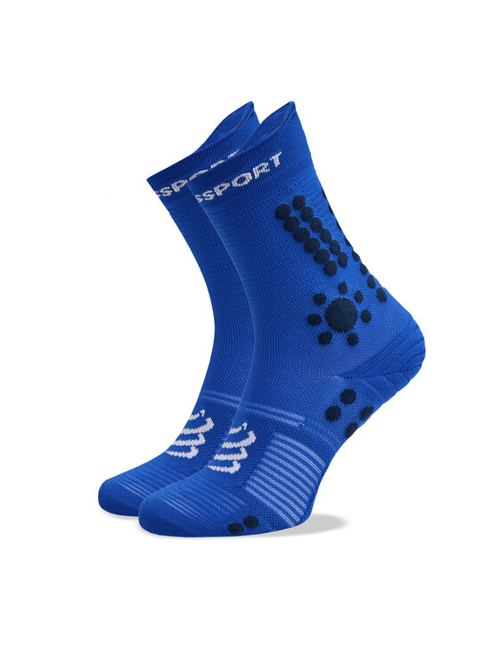 Șosete Înalte Unisex Compressport Pro Racing V4.0 Trail XU00048B Albastru