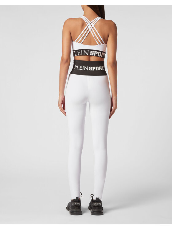 Plein Sport Plein Sport Legginsy 6069 Biały