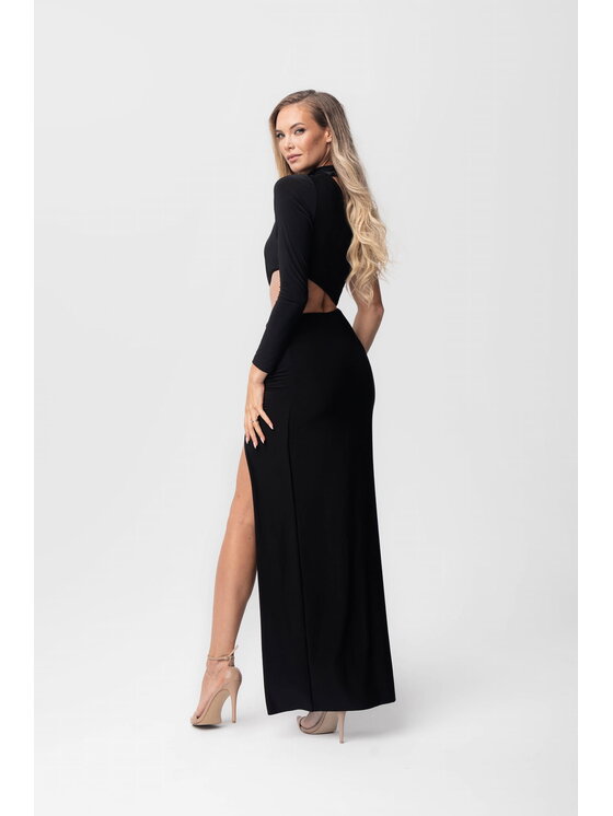 Aurora Aurora Večerní šaty Alia Černá Feminine Fit