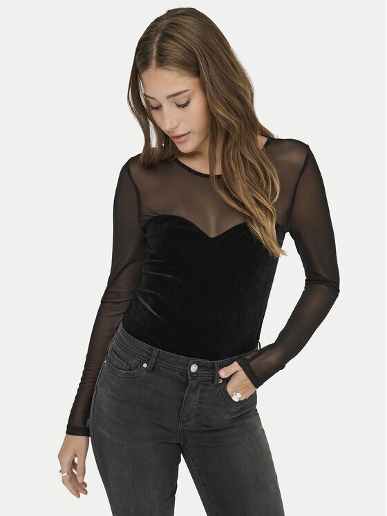 ONLY ONLY Μπλουζάκι Smooth 15360668 Μαύρο Slim Fit