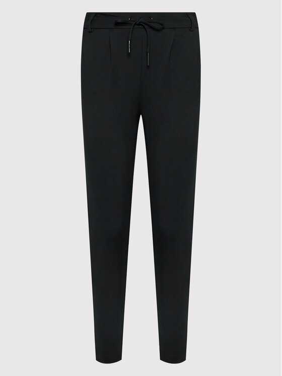 ONLY ONLY Текстилни панталони Poptrash 15115847 Черен Regular Fit