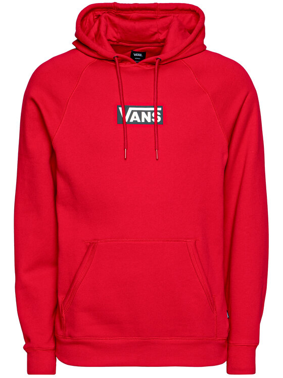 Felpa vans uomo zip rossa online