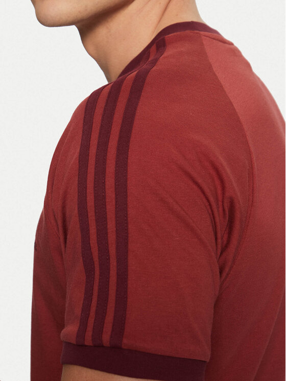 adidas adidas Tricou adicolor Classics 3-Stripes JN7019 Roșu Slim Fit