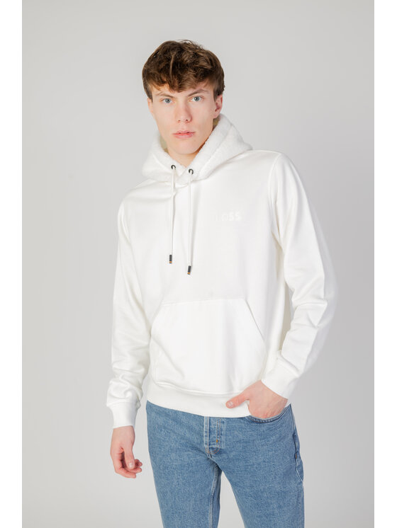 BOSS Boss Felpa Weteddy Bianco To Fit