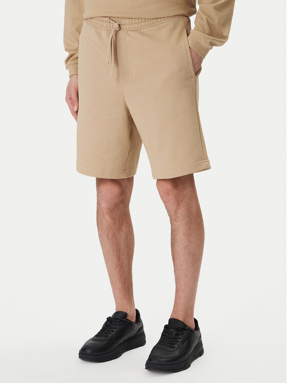 HUGO HUGO Pantaloncini sportivi Dayono 50530696 Beige Relaxed Fit