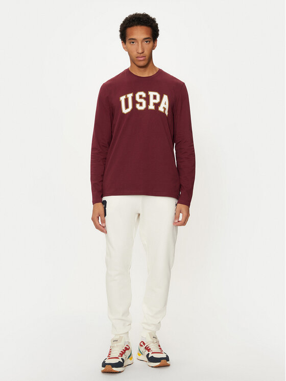 U.S. Polo Assn. U.S. Polo Assn. Longsleeve MUP2184 Czerwony Regular Fit