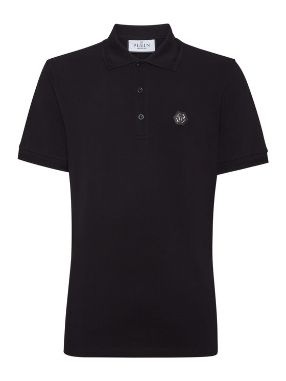 PHILIPP PLEIN PHILIPP PLEIN Polokošeľa 14727 Čierna Slim Fit