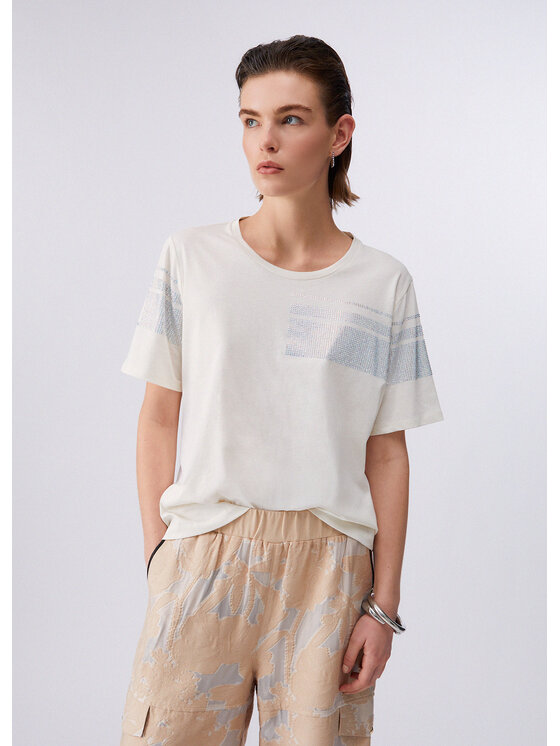 Liu Jo Liu Jo T-shirt TA6267JS923M9223 Viola Regular Fit
