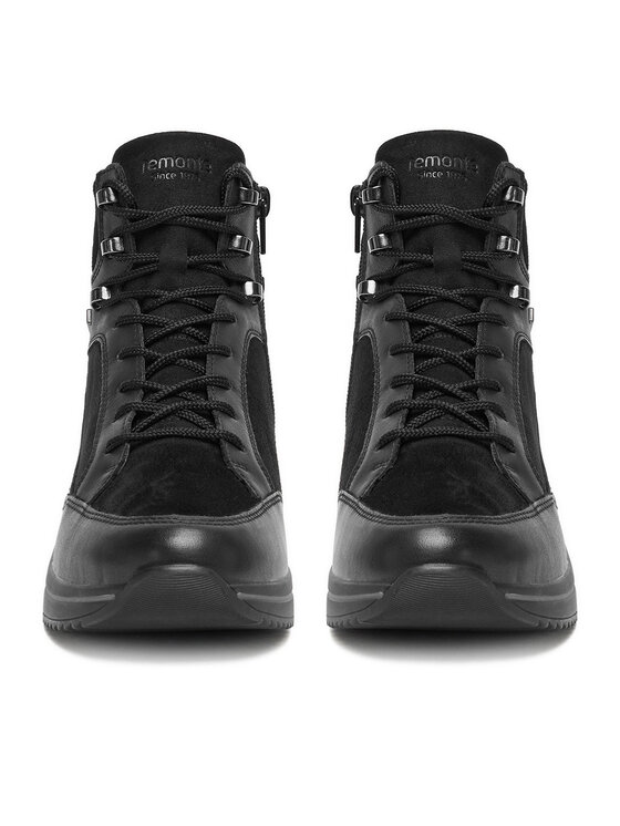 Remonte Remonte Schnürschuhe D0T79-00 Schwarz