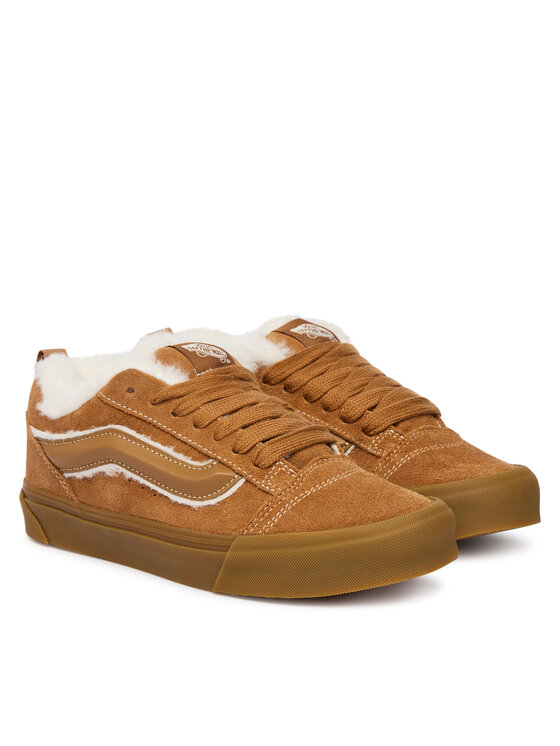 Vans Vans Sneakersy Knu Skool VN000E9XGWT1 Brązowy jasny
