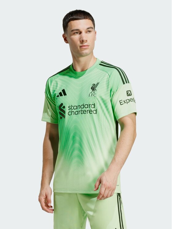 adidas adidas Koszulka techniczna Liverpool FC 25/26 Goalkeeper Jersey Zielony Slim Fit