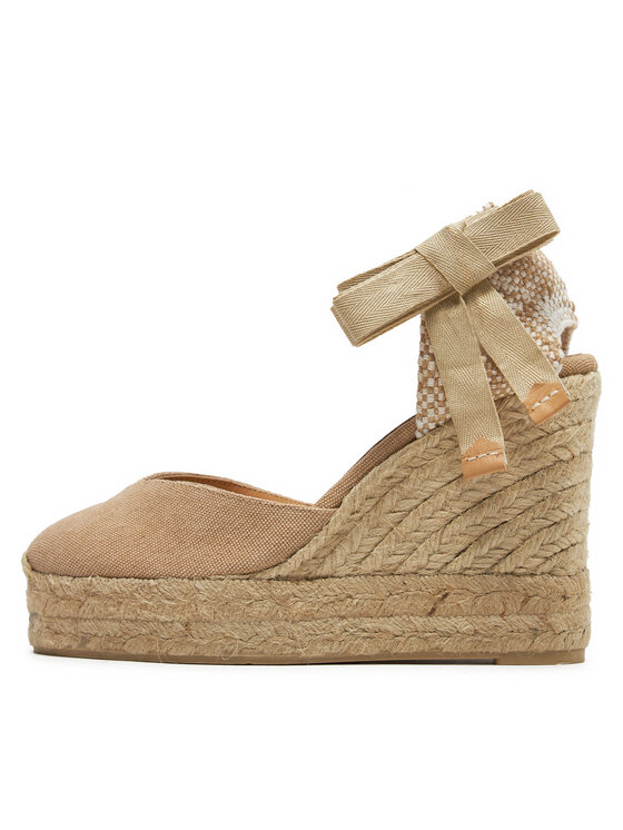 Castañer Castañer Espadryle Chiara/8Ed/002 021668 Beżowy