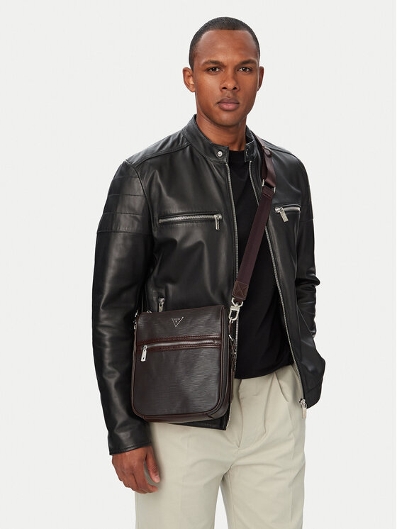 Guess Torbica za okrog pasu HMMIPW P6217 Temno rjava