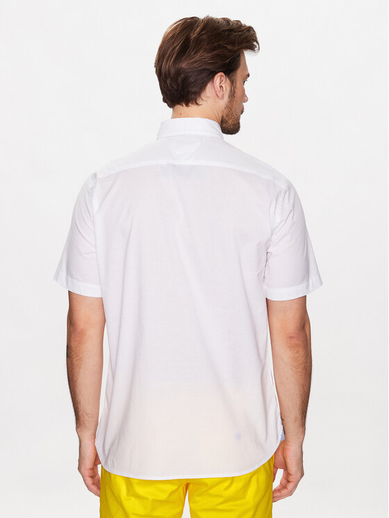 Tommy Hilfiger Tommy Hilfiger Πουκάμισο MW0MW31382 Λευκό Regular Fit