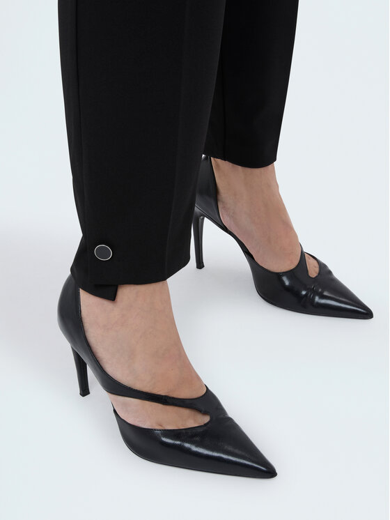 Fiorella Rubino Fiorella Rubino Pantaloni di tessuto P009L002299N033 Nero Regular Fit