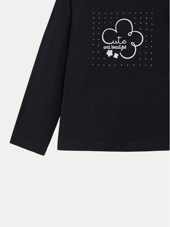 Mayoral Mayoral Bluza 178 Črna Regular Fit