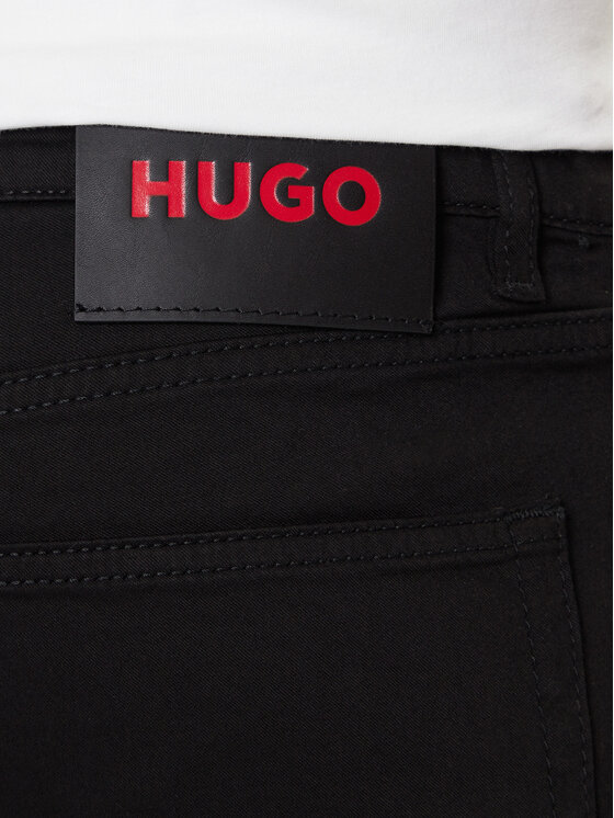 HUGO HUGO Traperice 50547253 Crna Extra Slim Fit