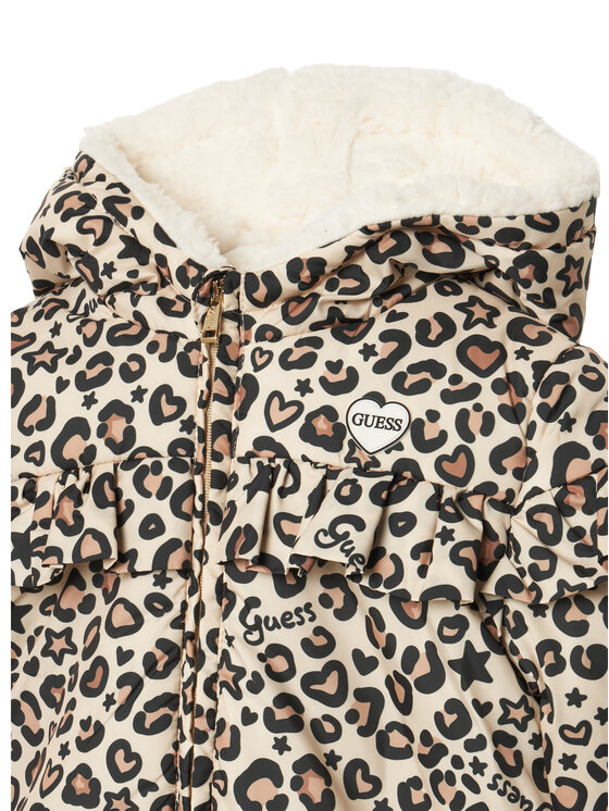 Guess Guess Žieminė striukė A6BL01 W4029 Šviesiai smėlinė Regular Fit